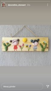 Taş Boyama Çerçeve Modelleri - Resim 83
