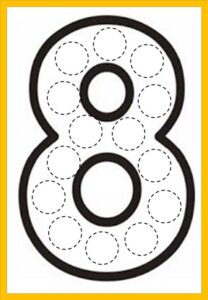 8 Rakamı Okul Öncesi - Resim 19
