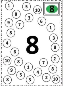 8 Rakamı Okul Öncesi - Resim 27