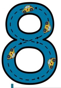 8 Rakamı Okul Öncesi - Resim 31