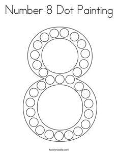 8 Rakamı Okul Öncesi - Resim 33