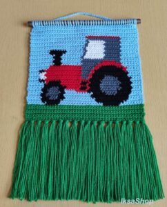 Amigurumi Duvar Süsü Modelleri ve Şemaları - Resim 11