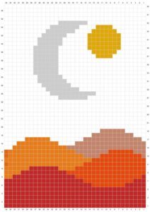 Amigurumi Duvar Süsü Modelleri ve Şemaları - Resim 12