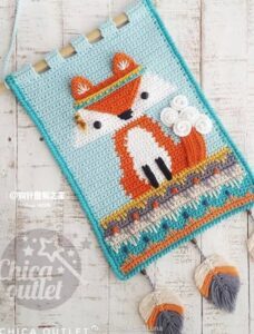 Amigurumi Duvar Süsü Modelleri ve Şemaları - Resim 33