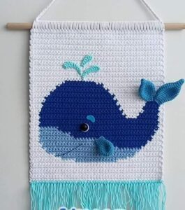 Amigurumi Duvar Süsü Modelleri ve Şemaları - Resim 43