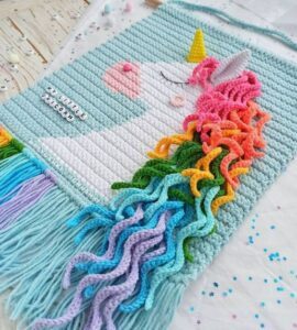Amigurumi Duvar Süsü Modelleri ve Şemaları - Resim 5