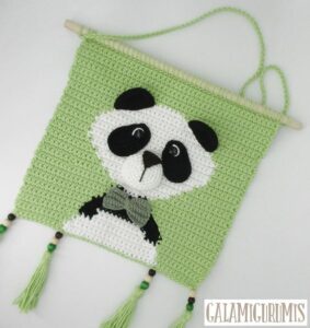Amigurumi Duvar Süsü Modelleri ve Şemaları 50