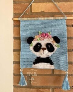 Amigurumi Duvar Süsü Modelleri ve Şemaları 59