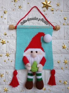 Amigurumi Duvar Süsü Modelleri ve Şemaları 59