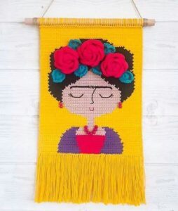 Amigurumi Duvar Süsü Modelleri ve Şemaları 64