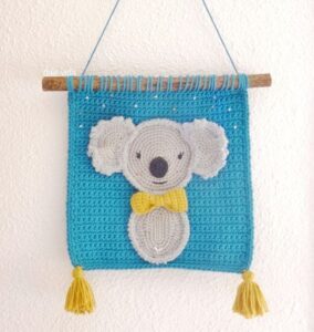 Amigurumi Duvar Süsü Modelleri ve Şemaları 73