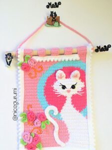 Amigurumi Duvar Süsü Modelleri ve Şemaları 77