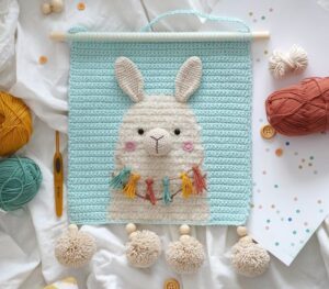 Amigurumi Duvar Süsü Modelleri ve Şemaları 79