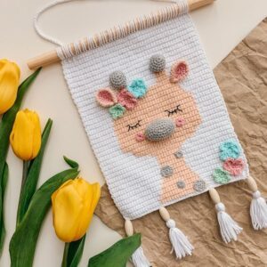 Amigurumi Duvar Süsü Modelleri ve Şemaları 84