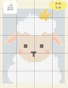 Amigurumi Duvar Süsü Modelleri ve Şemaları 85