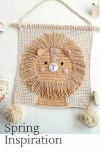 Amigurumi Duvar Süsü Modelleri ve Şemaları - Resim 9