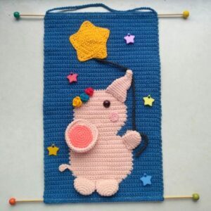 Amigurumi Duvar Süsü Modelleri ve Şemaları 93