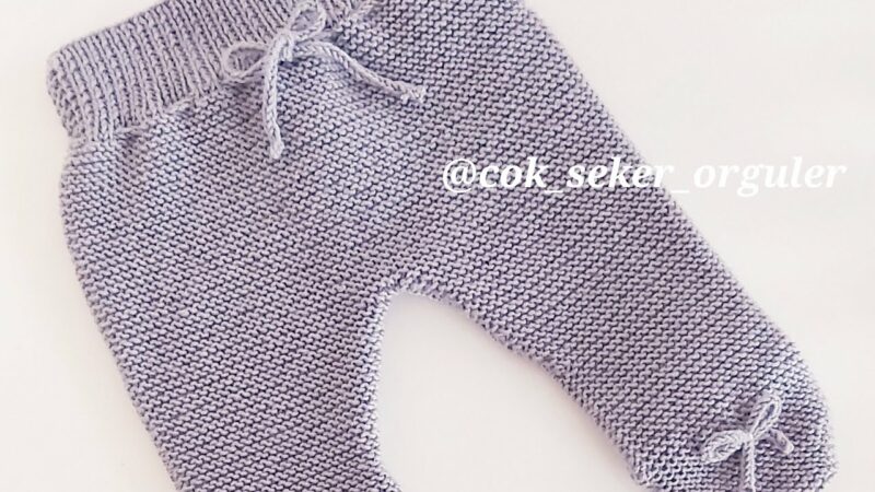 Tek Parça Pantolon Nasıl Örülür? 7