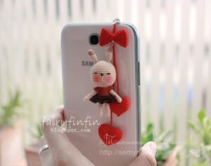 Amigurumi Telefon Süsü Örnekleri - Resim 12