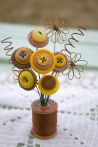 Düğmelerle Yapılmış Harika DIY Fikirleri - Resim 22
