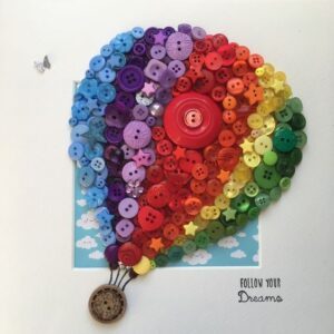 Düğmelerle Yapılmış Harika DIY Fikirleri - Resim 25