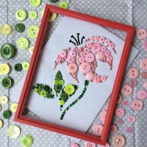 Düğmelerle Yapılmış Harika DIY Fikirleri - Resim 51