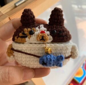 Amigurumi Airpods Kılıfı Nasıl Örülür? - Resim 8