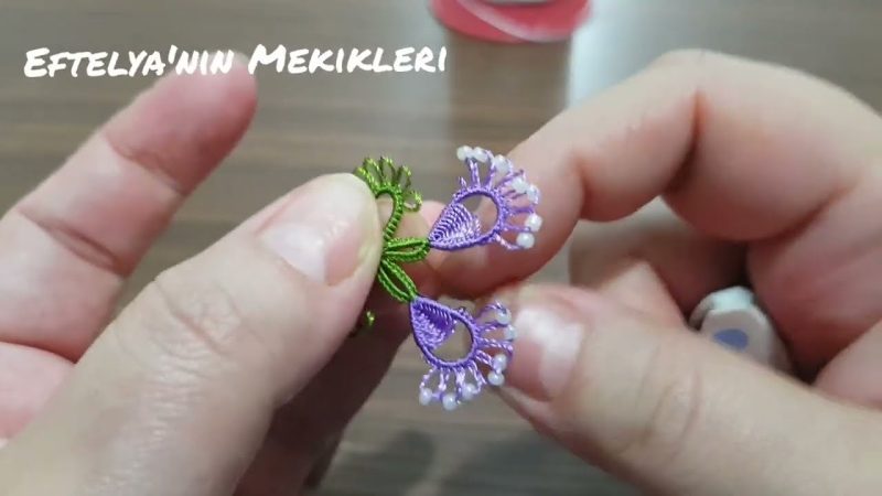 Boncuklu Mekik Oyası Motif Yapımı 1