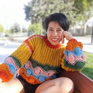 Kalın İple Renkli Örgü Modelleri - Resim 30