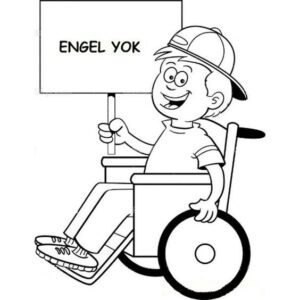 Engelliler Haftası Okul Öncesi Etkinlikleri - Okul Öncesi Engelliler Haftası Boyama 15