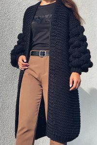 Ahududu Uzun Hırka Modelleri - Resim 9