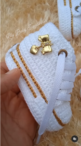 Bebek Converse Patik Yapımı - Resim 11