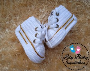 Bebek Converse Patik Yapımı - Resim 3