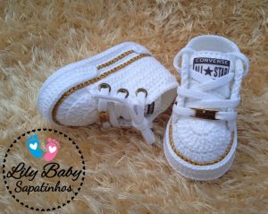 Bebek Converse Patik Yapımı - Resim 1