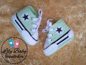 Bebek Converse Patik Yapımı - Resim 7