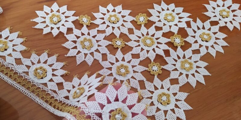 İğne Oyası Pike Takımı Yapılışı 3