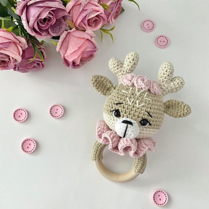 Amigurumi Geyik Çıngırak Yapımı 1