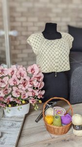 Florel Tığ İşi Hırka Yapılışı - Resim 13
