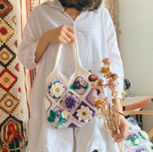 Motifli Pazar Çantası Örnekleri - Resim 5