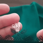 Yeşil Yazmaya Yeni İğne Oyası Örneği 2