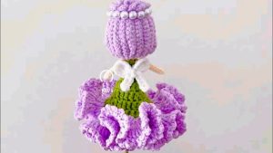 Amigurumi Çiçek Görünümlü Bebek Yapılışı