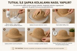 Şapka Kolalama Nasıl Yapılır? 1