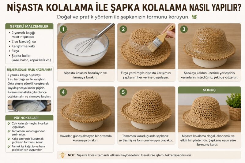 Şapka Kolalama Nasıl Yapılır? 2