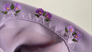 Ağır Gösterişli İğne Oyası Yapılışı