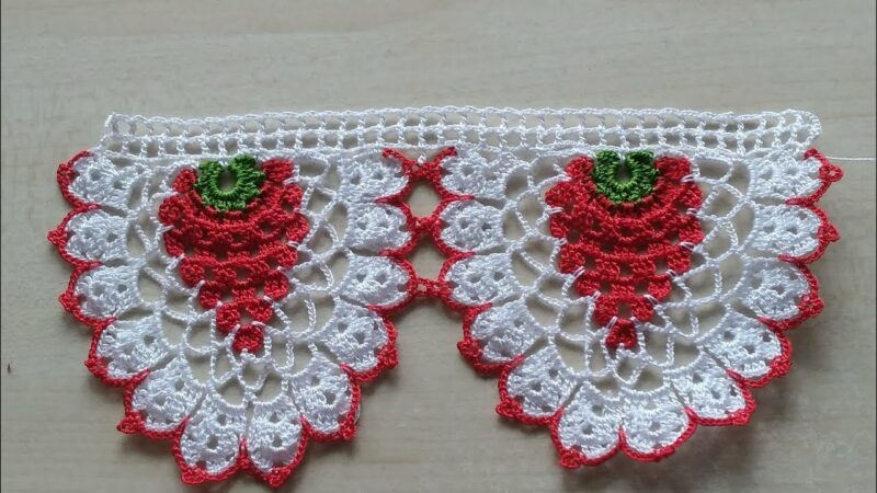 Çilek Göbekli Havlu Kenarı Yapılışı 1