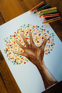 Okul Öncesi Parmak Boyası Etkinlikleri - Resim 32