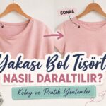 Yakası Bol Tişört Nasıl Daraltılır? 1