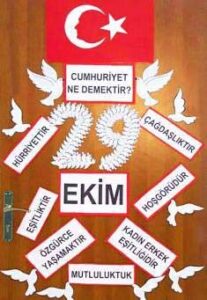29 Ekim Sınıf Süslemeleri 27