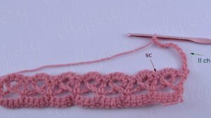 Tığla Süpürge Örgü Modeli Yapılışı - Resim 15