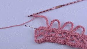 Tığla Süpürge Örgü Modeli Yapılışı - Resim 17